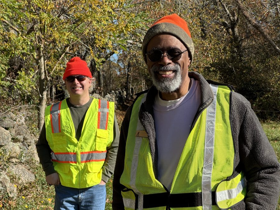 Volunteers at an Island cleanup day on Martha's Vineyard
